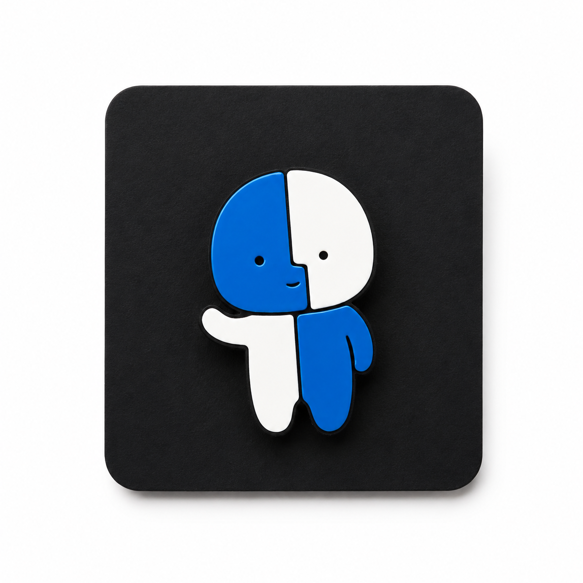 Lil Finder Guy 3D Printed Pin